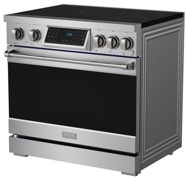 Thor Kitchen® Gordon Ramsay Collection 36" Stainless Steel Pro Style Induction Range with Tilt Panel Touch Control-2