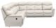 La-Z-Boy® James 5-Piece Oyster Manual Reclining Sectional-1