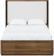 Bernards Westfield Brown Upholstered King Panel Bed-1