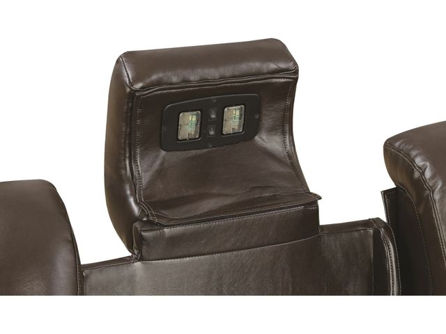 Coaster® Delangelo Brown Power Reclining Sofa-3