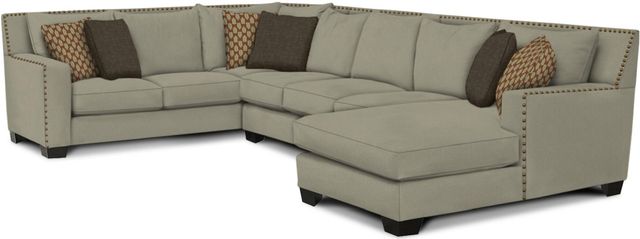 England Furniture Customizable Del Mar Luckenbach 3-Piece Sectional with Nailhead Trim-1