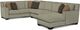 England Furniture Customizable Del Mar Luckenbach 3-Piece Sectional with Nailhead Trim-1