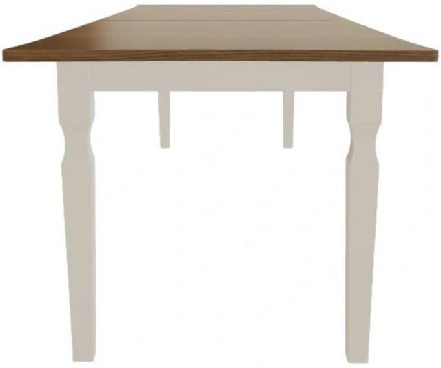 Mavin Customizable 84" Concave Extendable Dining Table with 18" Leaf-2