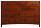 Mavin Customizable American Craftsman 9-Drawer Dresser-1