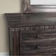 Elements International Morrison Smokey Walnut Dresser and Mirror-4