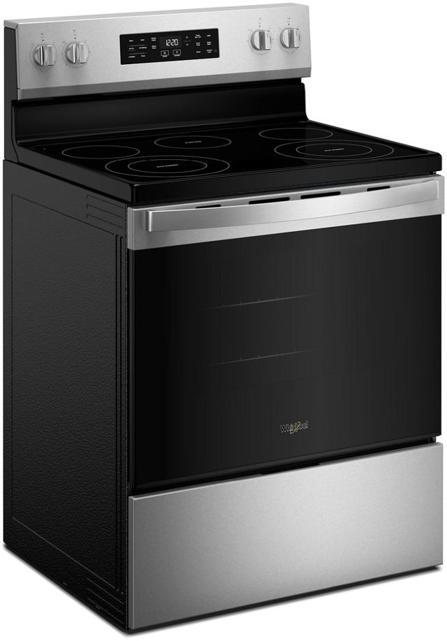 Whirlpool® 30" Stainless Steel Freestanding Electric Range with Air Cooking Technology and Steam Clean-3