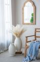 A & B Home Natural White Terracotta Accent Vase with Small Handles-4