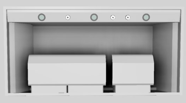Vent-A-Hood® Designer Series 48" Stainless Steel Wall Mounted Range Hood-3