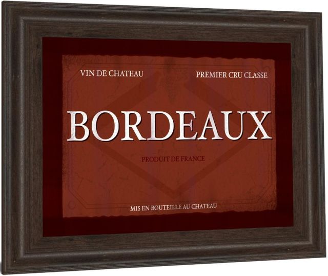 Classy Living Paola Viveiros Bordeaux 22" Wall Art-3
