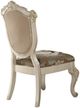 ACME Furniture Chantelle Pearl Beige/Rose Gold Upholstered Dining Side Chair-1