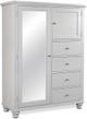 Aspenhome® Cambridge Light Gray Paint Chiffarobe-0