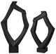 Crestview Collection Laurence 2-Piece Matte Black Sculpture Set-0