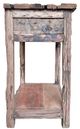 A & B Home Rustic Taupe Kitchen Island-1