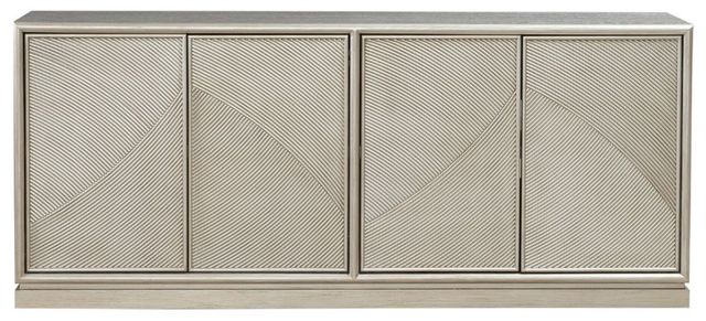 Liberty Furniture Dahlia Champagne Silver Accent Console-2