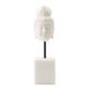 A & B Home White Buddha Head-0