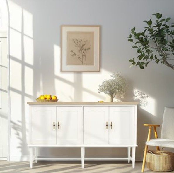 YHD Chateau Classique White Cabinet-1