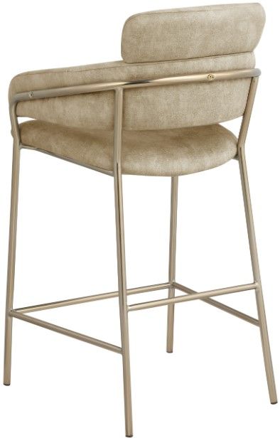 Meridian Furniture Yara Beige Counter Stool-2