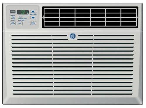 GE® ENERGY STAR® 115 Volt Electronic Room Air Conditioner-Gray-0