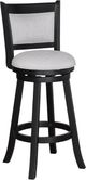Crown Mark Cecil Black/Dove Swivel Bar Stool-0