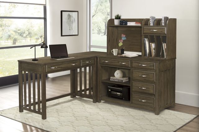 Homelegance® Blanche Brown Gray Desk-1