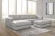 Signature Design by Ashley® Amiata Glacier Oversized Accent Ottoman-4