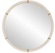 Uttermost® Cyprus White Round Mirror-0