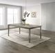 New Classic® Home Furnishings Lennox Gray Dining Table with Silver Base-1