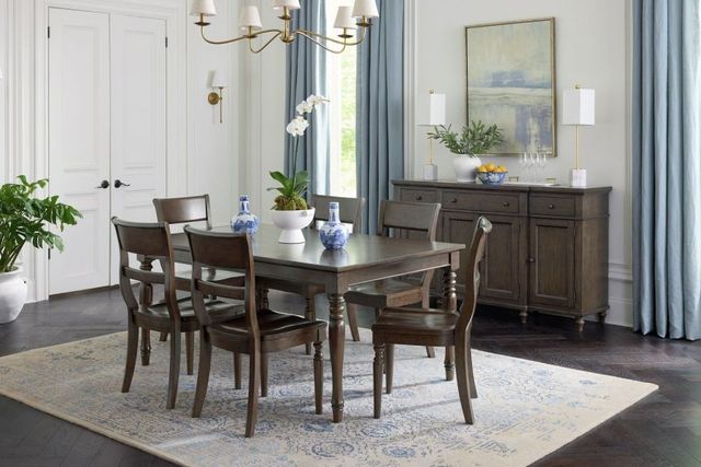 aspenhome® Cambridge Cracked Pepper Extendable Dining Table-2