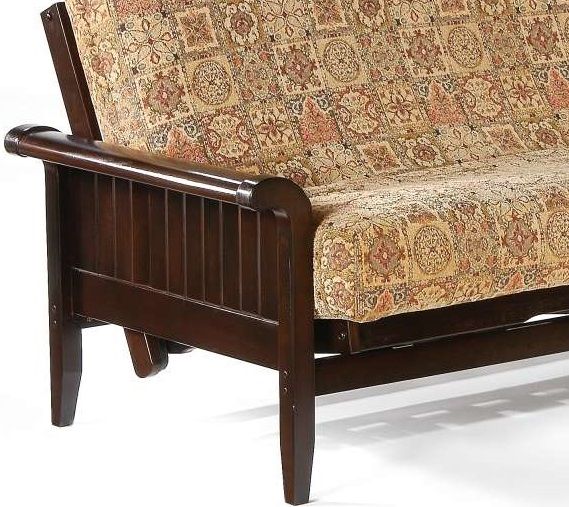 Night & Day Furniture™ Venice Dark Chocolate Queen Moon Glider Futon-1