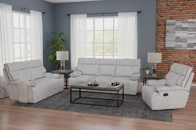 Emerald Home Grayson Gray Birch Manual Reclining Loveseat-1