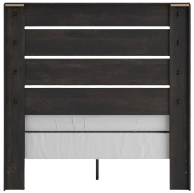 Signature Design by Ashley® Delmorta Dark Gray Youth Full Panel Bed-2