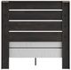 Signature Design by Ashley® Delmorta Dark Gray Youth Full Panel Bed-2