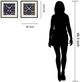 Classy Living 2-Piece Midnight Deco Geometric Pair Wall Art Set-2