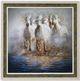 Stylecraft Wild Stallions Brown/Gray/White Wall Art -0