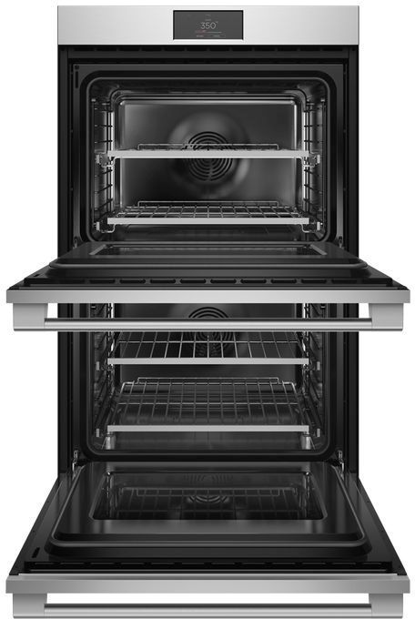 Fisher & Paykel Series 9 30" Stainless Steel Electric Built In Double Oven-3