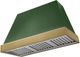 AGA Euclid 48" Mineral Green Wall Mounted Range Hood with Antique Brass Trim-0