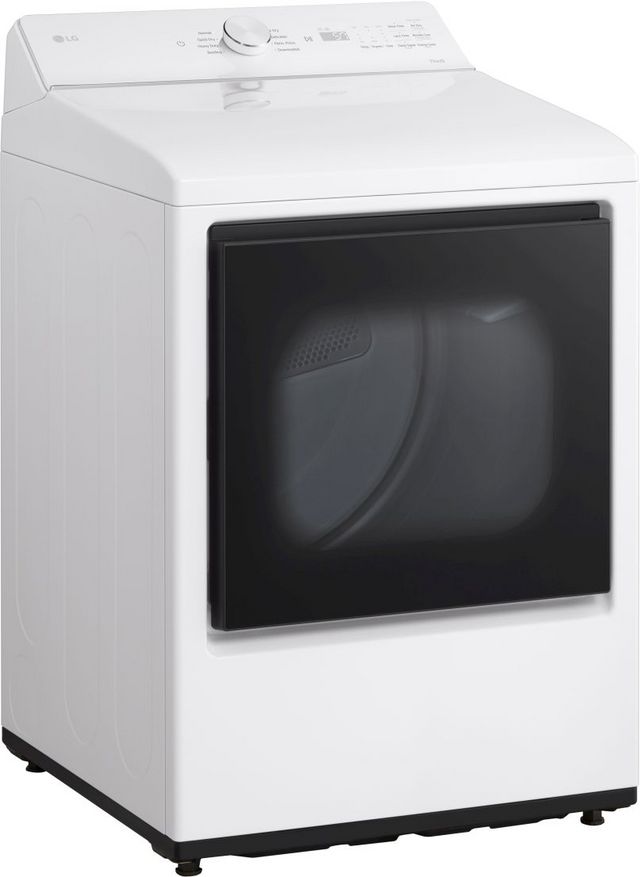 LG 7.3 Cu. Ft. Alpine White Front Load Gas Dryer -2