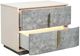 Michael Amini® Pavira Stone 2-Drawer Nightstand-2