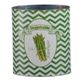 A & B Home Abington 3-Piece Green/White Tins-3
