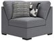 Benchcraft® Bealton 5-Piece Pepper/Salt Left- Arm Facing Sectional and Chaise-5