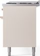 Ilve® Nostalgie II Series 60" Antique White Pro Style Dual Fuel Range-4