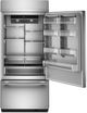 KitchenAid® 36” 20.9 Cu. Ft. PrintShield™ Stainless Steel Built-In Bottom Freezer Refrigerator with Platinum Interior-1