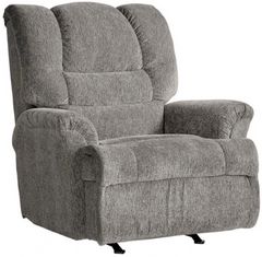 Hughes Furniture® Lewis Smoke Rocker Manual Recliner