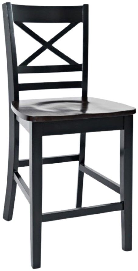 Jofran Inc. Asbury Park 5-Piece AP Black/Autumn Brown Dining Set-2