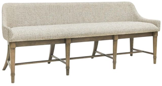 Legacy Classic Seraphina Midnight Oak Upholstered Dining Bench-0