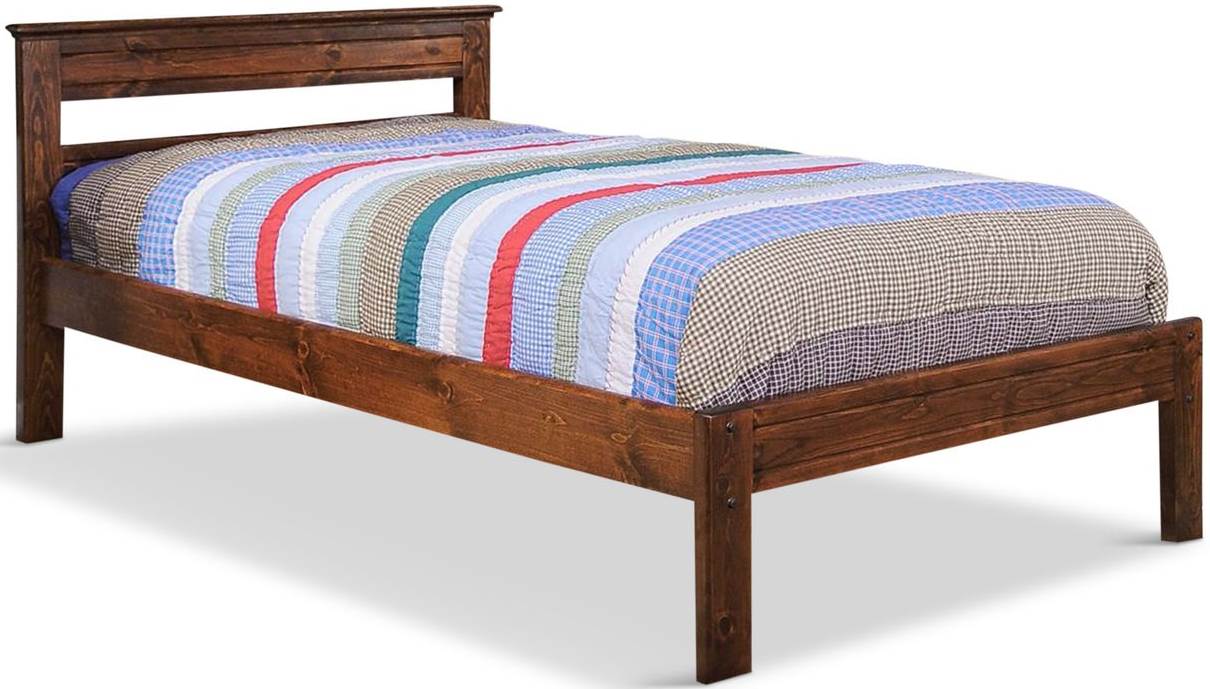 Trendwood Bunkhouse Cinnamon Captain's Twin Youth Bed with