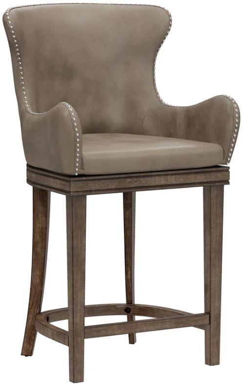 HH2 Home Caydena Weathered Taupe Counter Stool-0