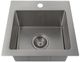 ZLINE Donner 15" Stainless Steel Topmount Single Bowl Bar Kitchen Sink-1