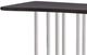 Century® Details Details Live Edge 54" Guan Slab Console Table with Polished Nickel Base-1