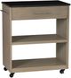 Linon Giovanna Black/Gray Kitchen Cart-0